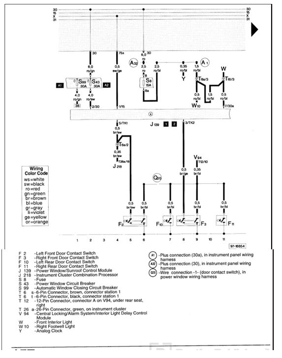 Audi A4 Comfort Control Module Wiring Diagram | make wiring happen
